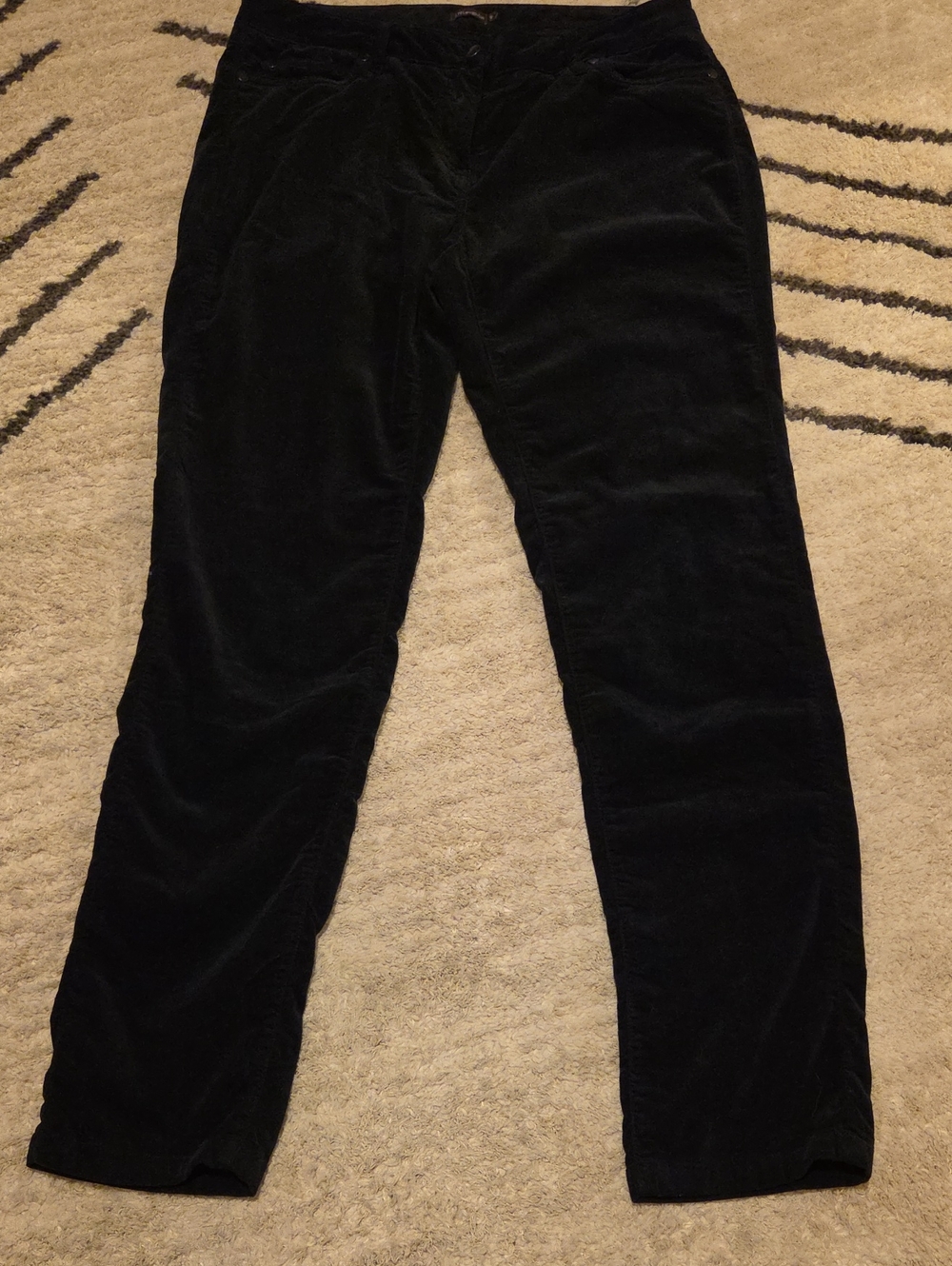 J. McLaughlin Black Skinny Corduroy Pants